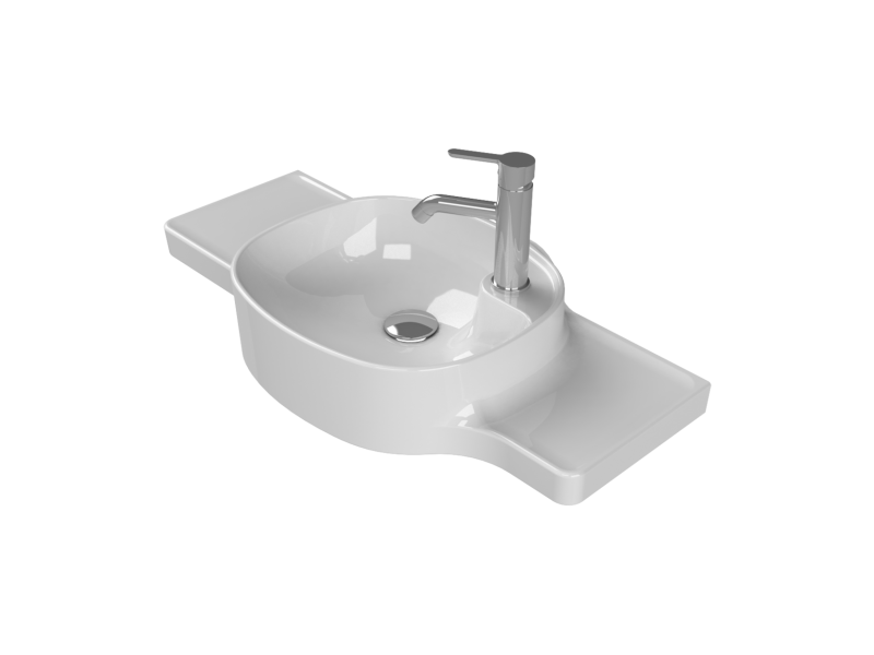 etajerli lavabo harmony 80x37 5x26 4 cm turkuaz seramik banyolarin en degerlisi