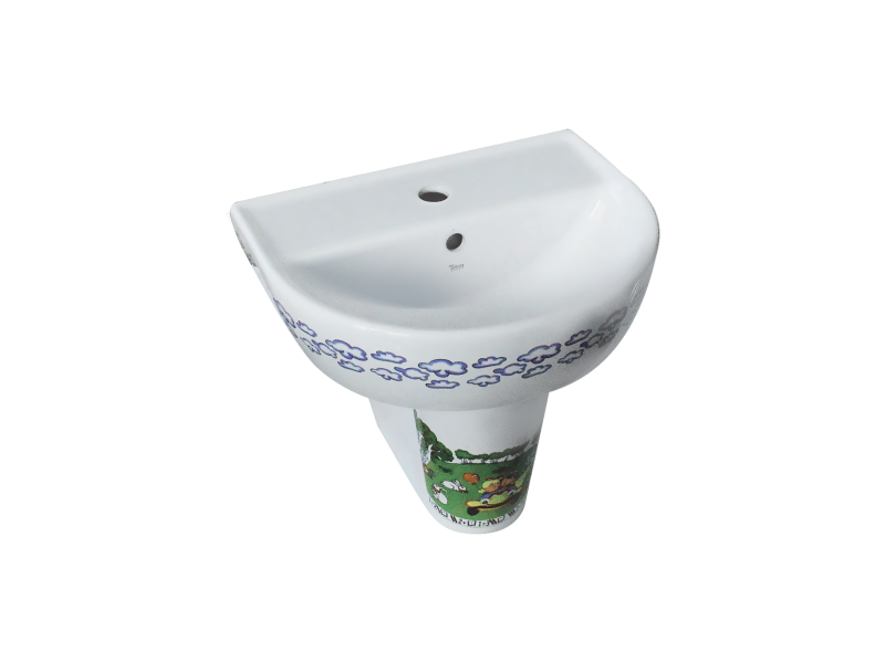 lavabo yumurcak 35x45 cm turkuaz seramik banyolarin en degerlisi